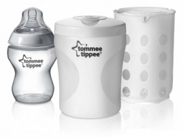 Tommee Tippee Стерилизатор для одной бутылочки (для холодной или паровой стерилизации).