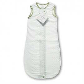 Спальный мешок для новорожденного SwaddleDesigns zzZipMe Sack 12-18 M Kiwi Flannel Polka Dots