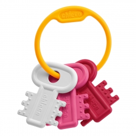 Chicco Игрушка развивающая Ключи на кольце Pink